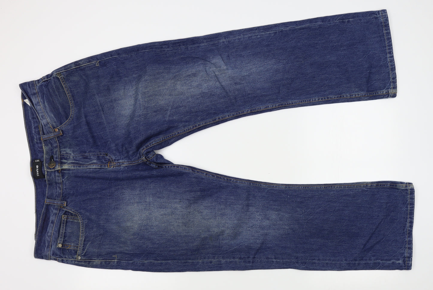 Firetrap Mens Blue   Straight Jeans Size 36 L29 in - short leg
