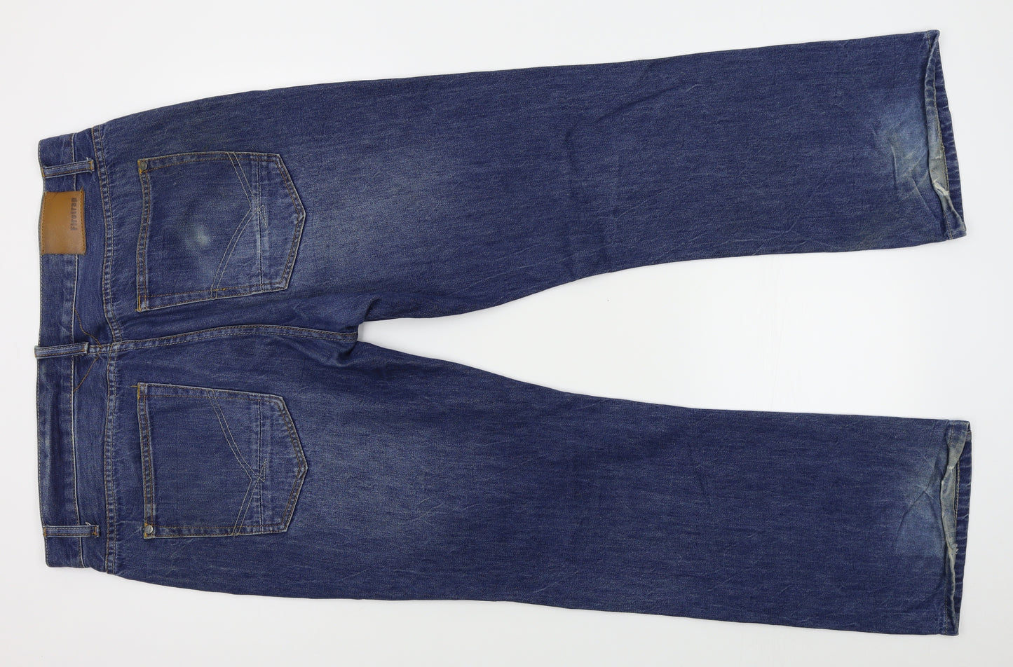 Firetrap Mens Blue   Straight Jeans Size 36 L29 in - short leg