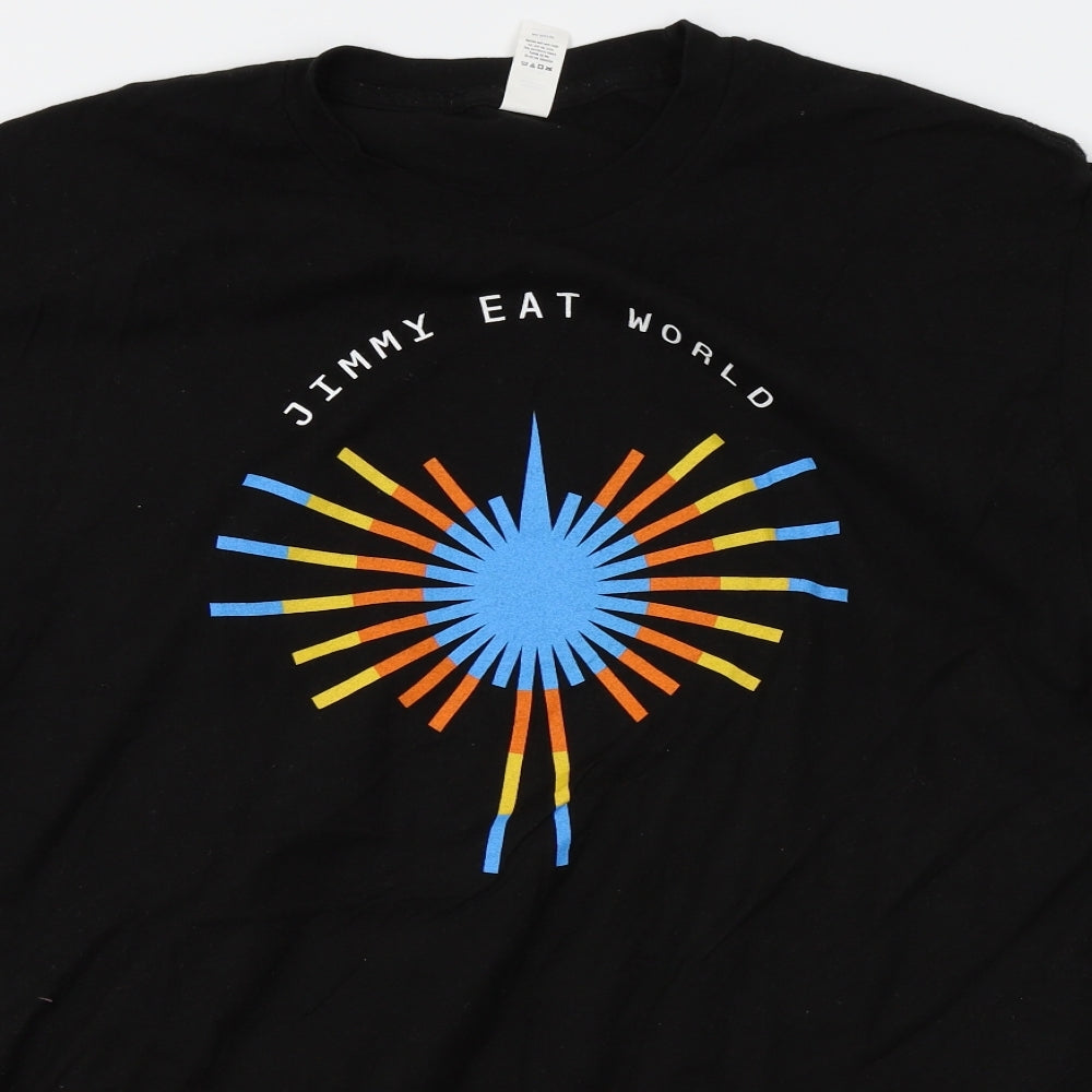 Tultex Mens Black    T-Shirt Size XL  - Jimmy Eat World
