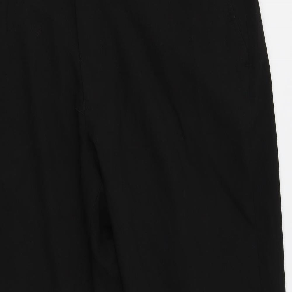 Taylor & Wright Mens Black    Suit Trousers Size 36 L29 in - short leg