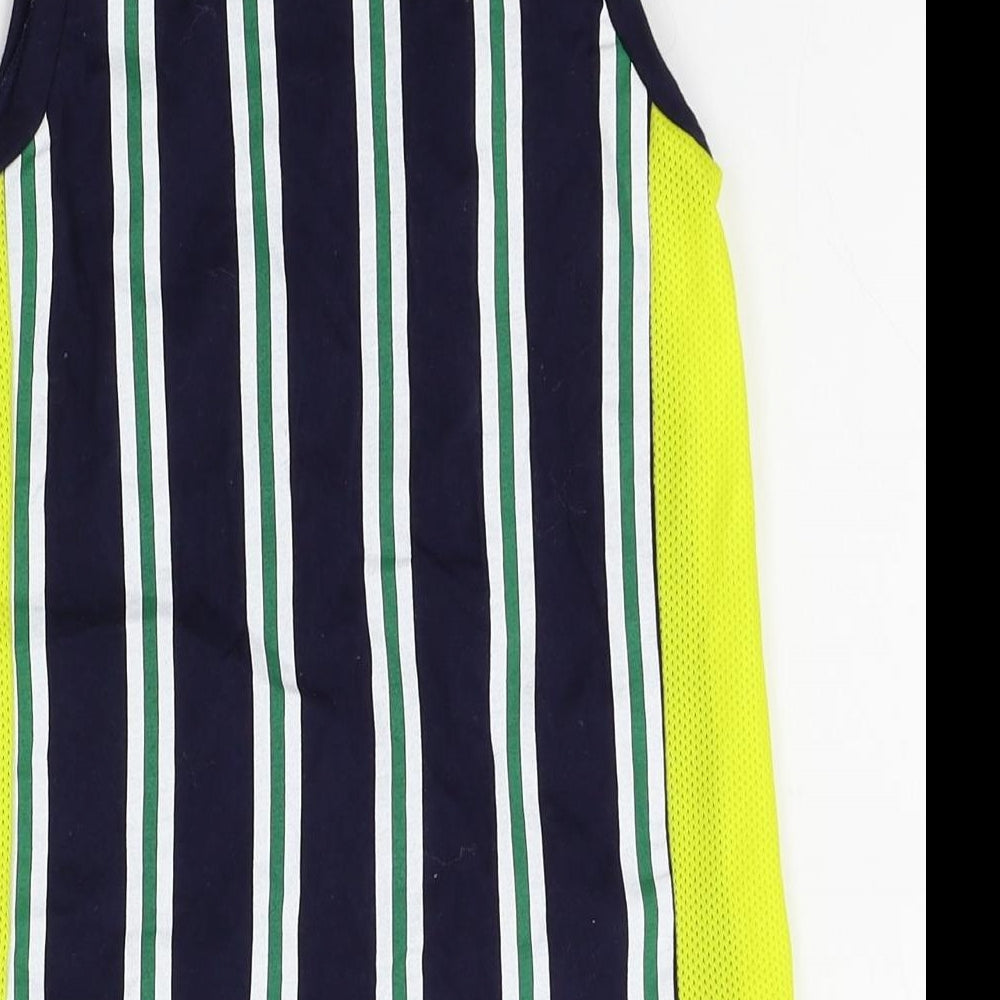 River Island Boys Blue Striped  Basic Tank Size 5-6 Years
