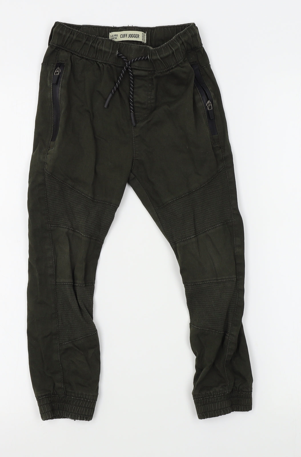 Primark Boys Green   Jogger Trousers Size 5-6 Years