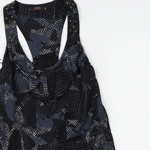 Miss Selfridge Womens Blue   A-Line  Size 10