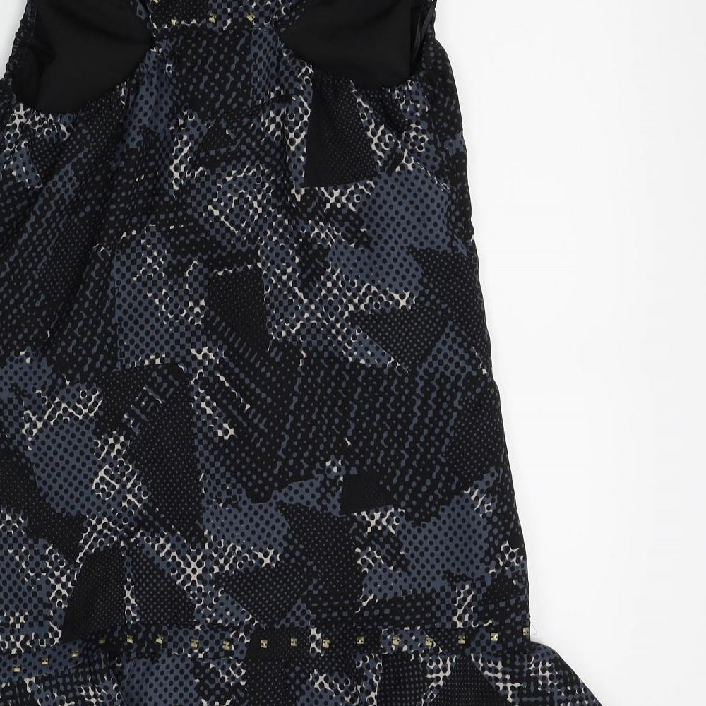 Miss Selfridge Womens Blue   A-Line  Size 10