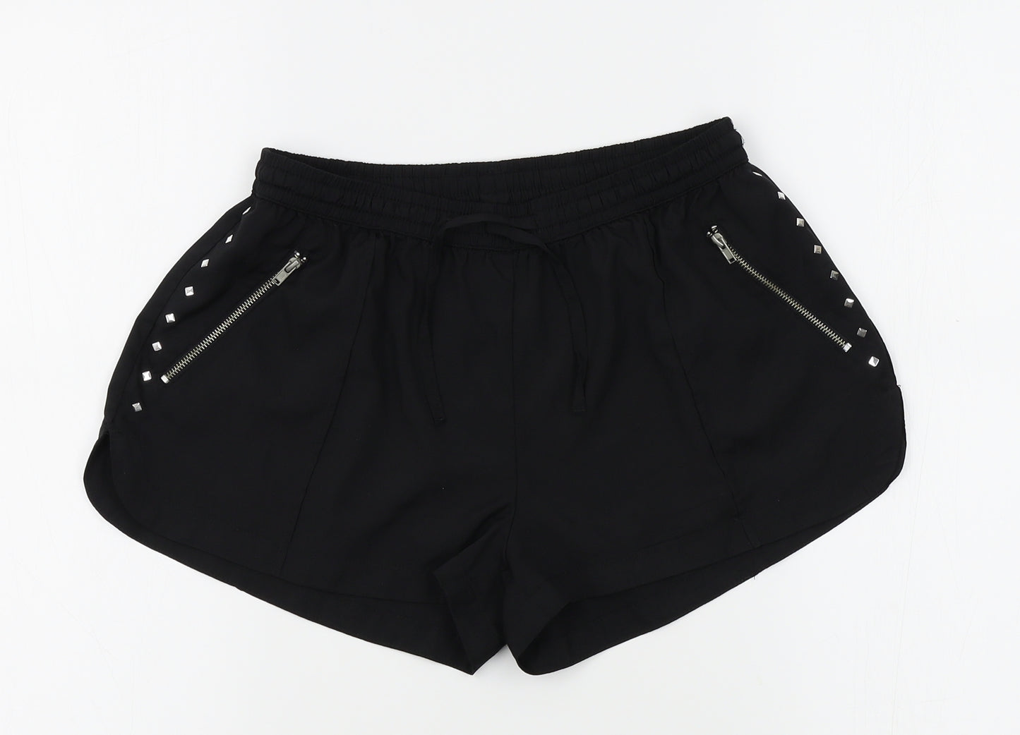 denim co Womens Black   Hot Pants Shorts Size 10