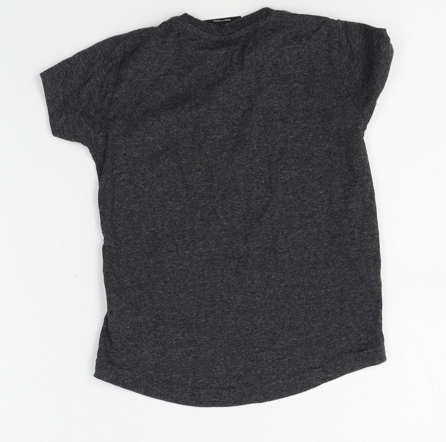 Primark Boys Grey   Basic T-Shirt Size 2-3 Years  - wizard in training, harry potter