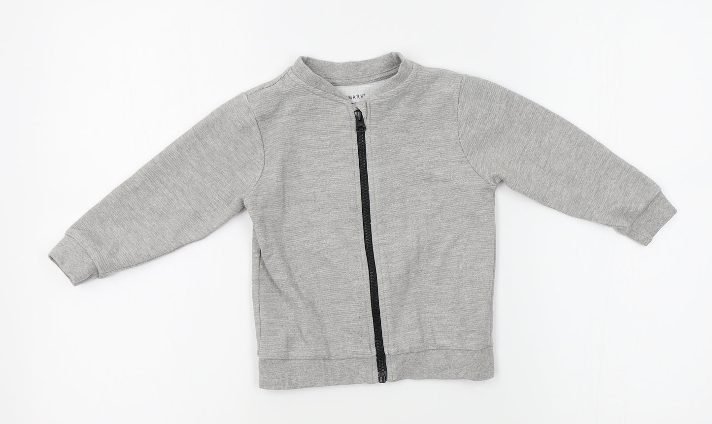 Primark Boys Grey   Full Zip Sweatshirt Size 2-3 Years