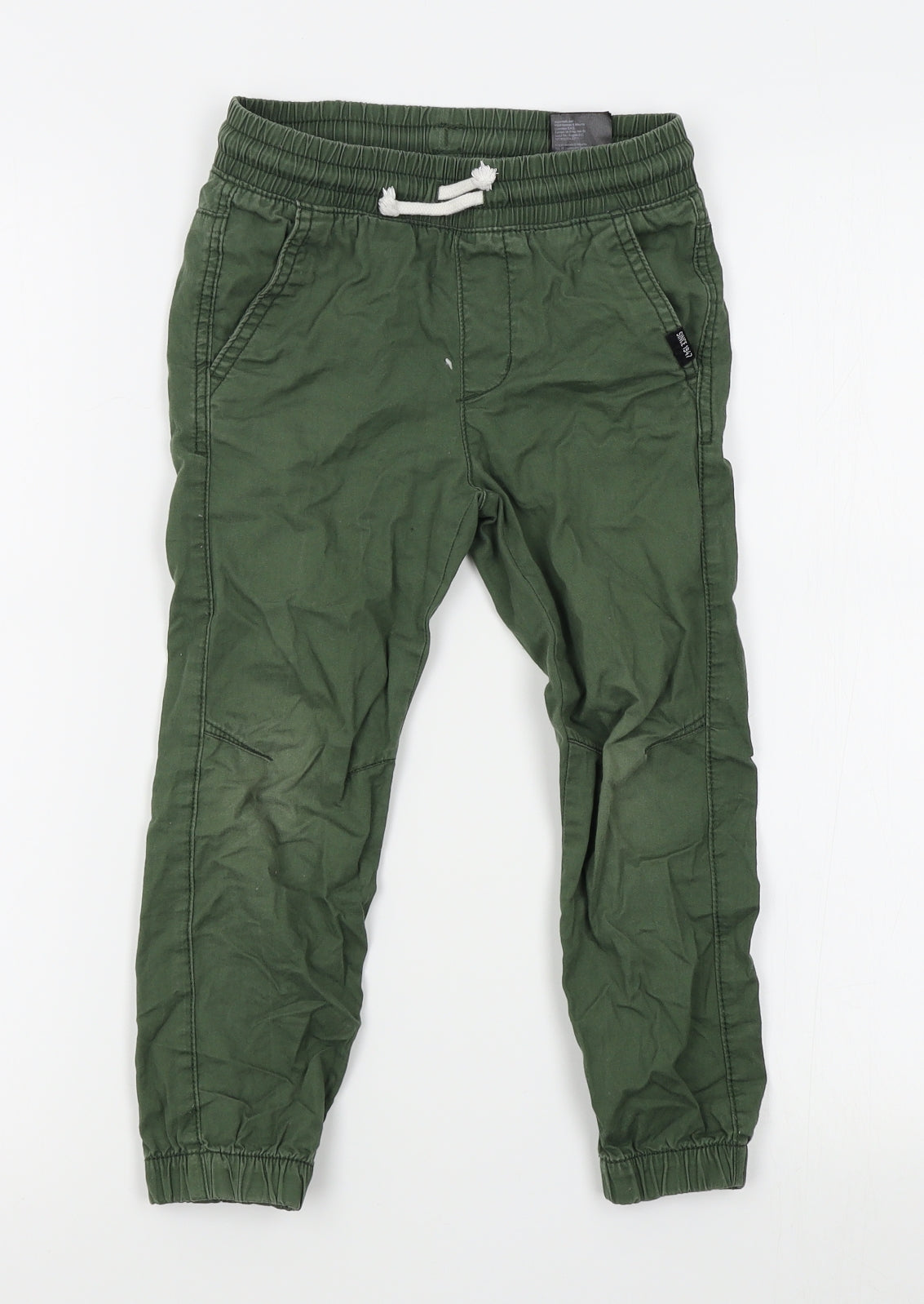 H&M Boys Green   Sweatpants Trousers Size 4-5 Years