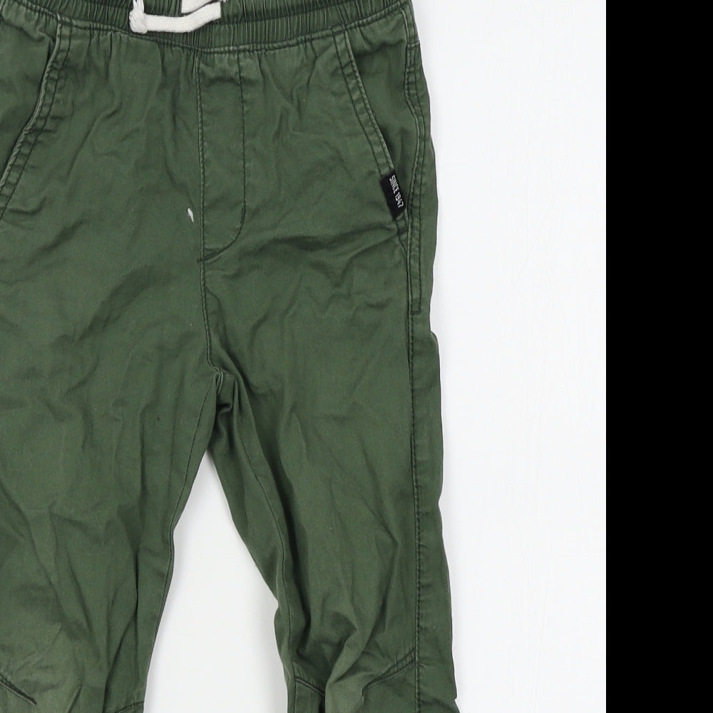 H&M Boys Green   Sweatpants Trousers Size 4-5 Years