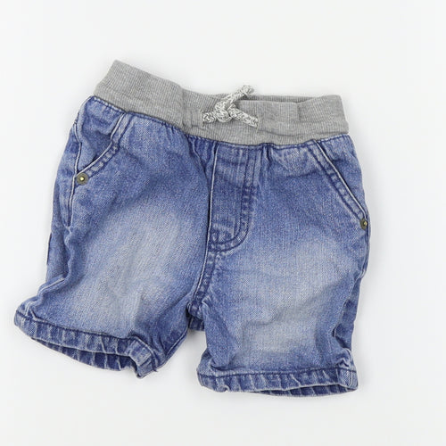 F&F Baby Blue  Denim  Jeans Size 12-18 Months  - shorts