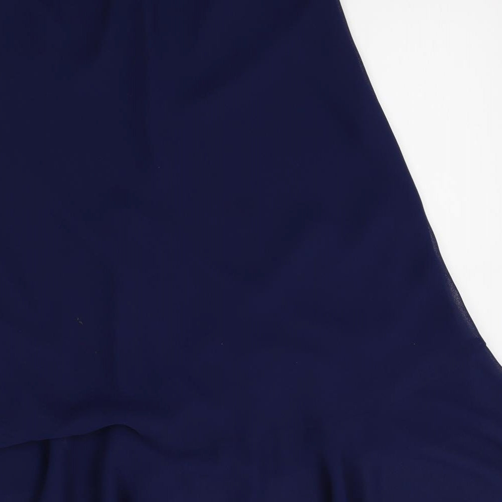 ID Collection Womens Blue   A-Line Skirt Size 14
