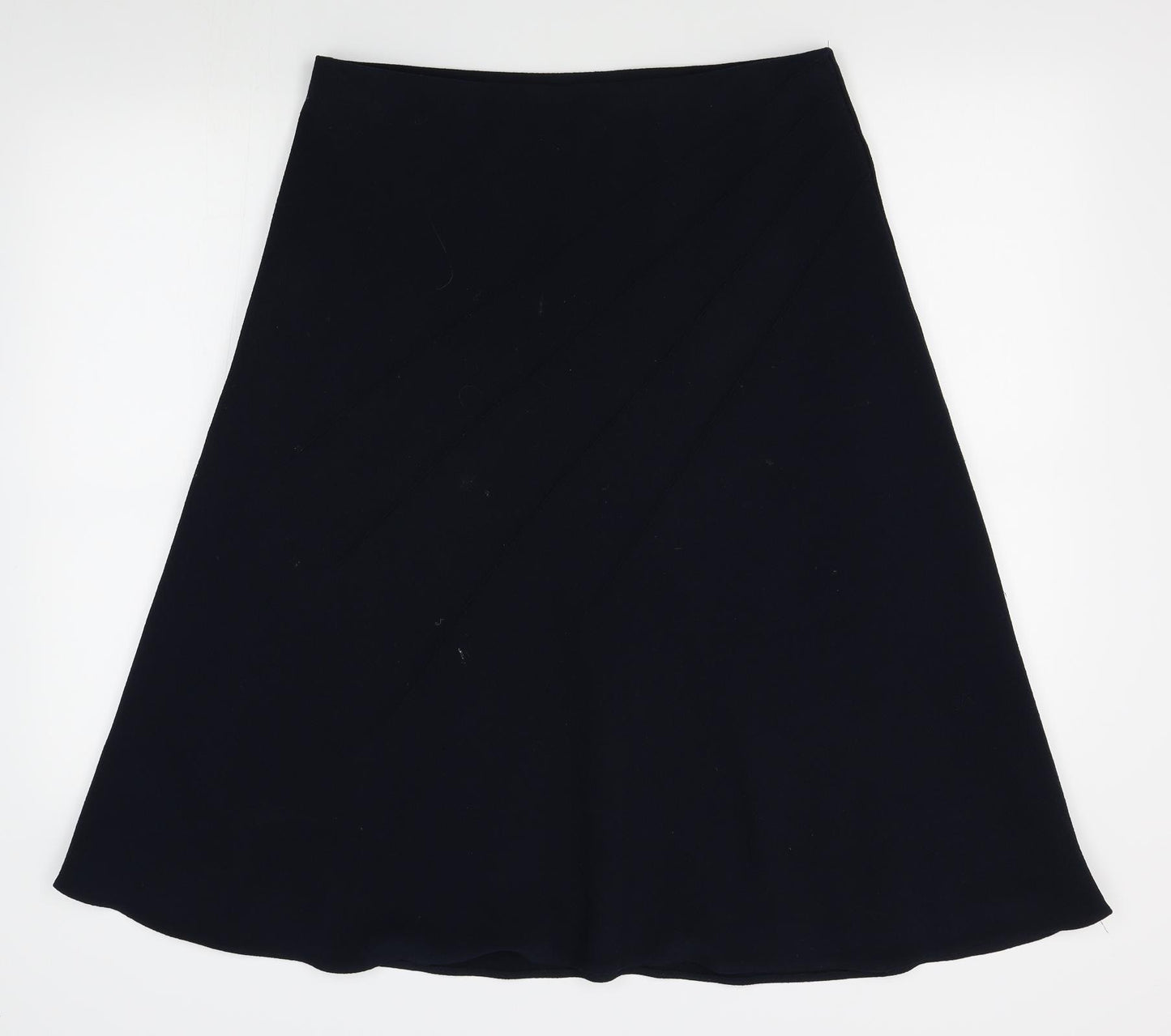 M&S Womens Blue   A-Line Skirt Size 14