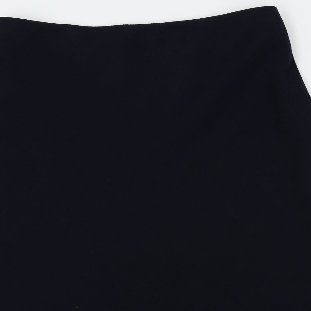 M&S Womens Blue   A-Line Skirt Size 14