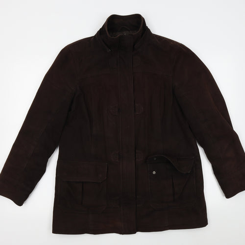 Maine Womens Brown   Jacket Coat Size 14