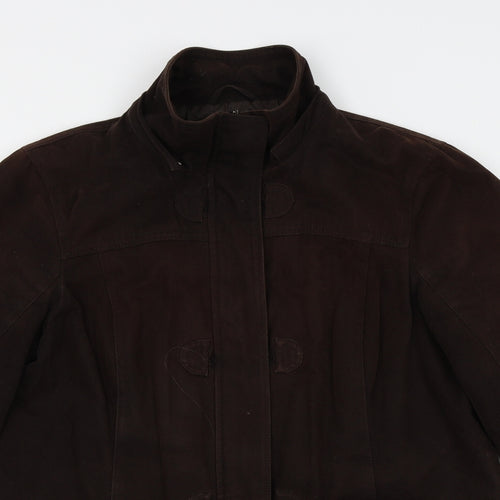Maine Womens Brown   Jacket Coat Size 14