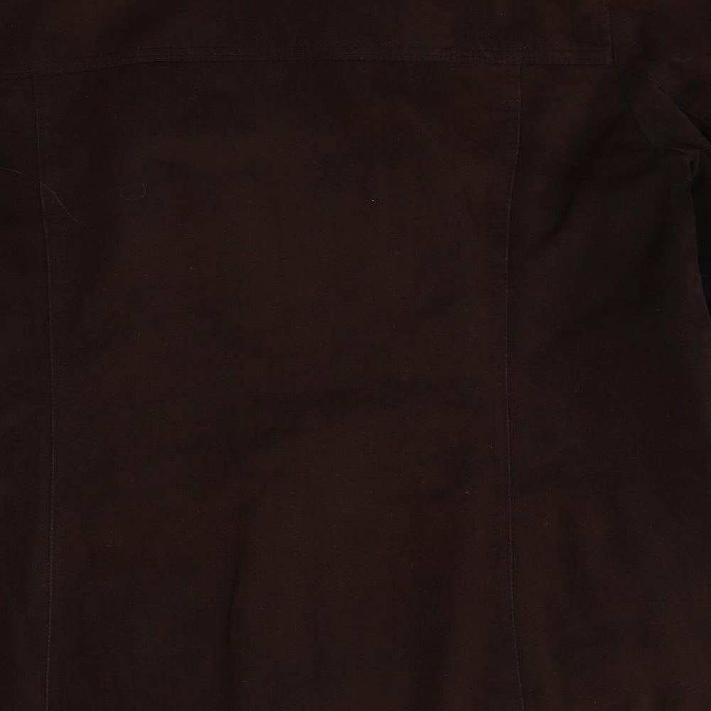 Maine Womens Brown   Jacket Coat Size 14
