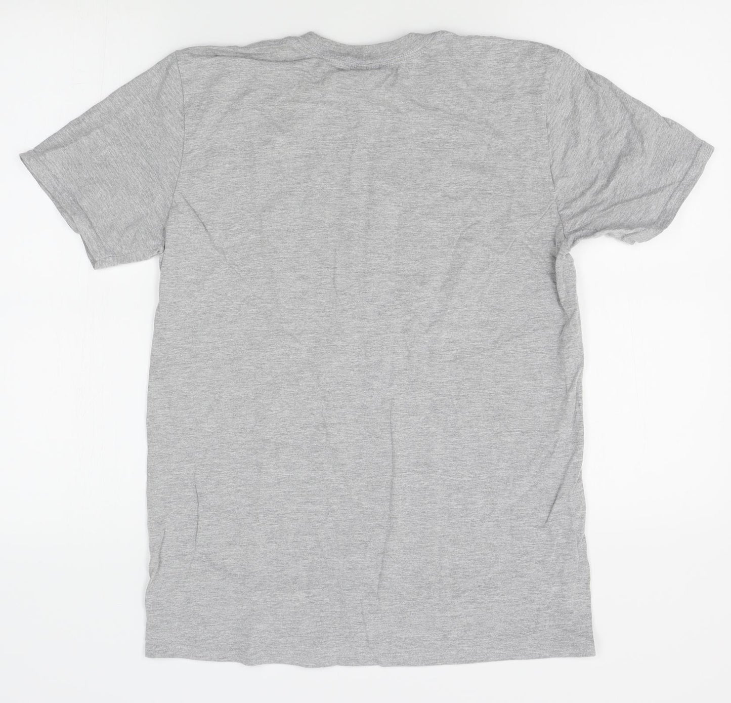 Gildan Mens Grey    T-Shirt Size M  - cat whisperer