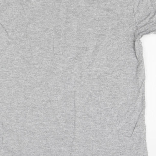Gildan Mens Grey    T-Shirt Size M  - cat whisperer