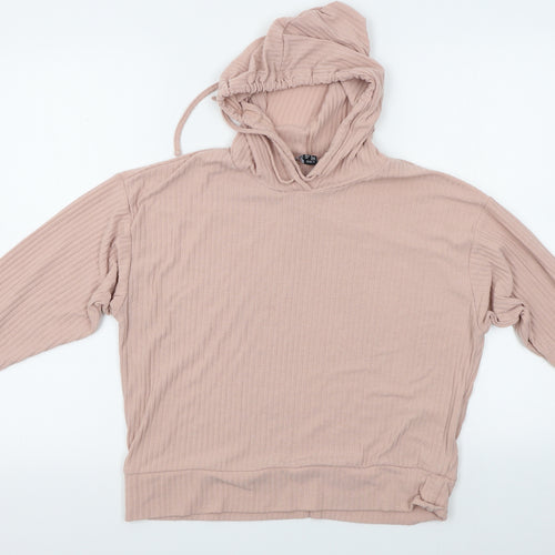 New Look Womens Pink   Pullover Hoodie Size M