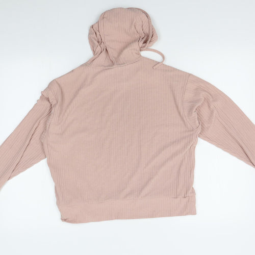 New Look Womens Pink   Pullover Hoodie Size M