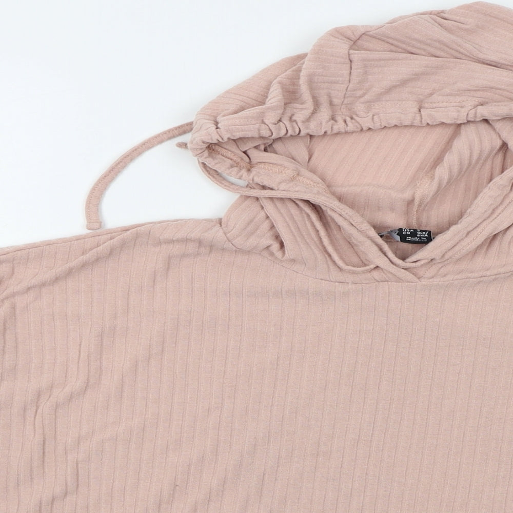 New Look Womens Pink   Pullover Hoodie Size M