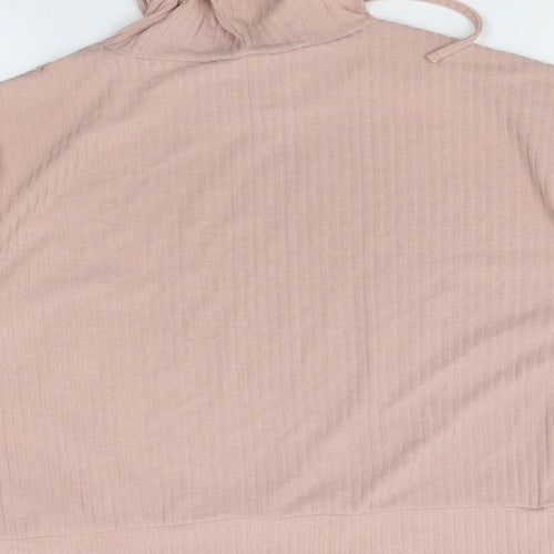 New Look Womens Pink   Pullover Hoodie Size M