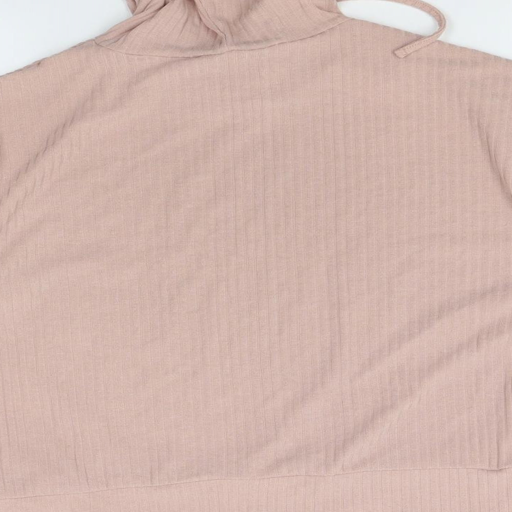 New Look Womens Pink   Pullover Hoodie Size M