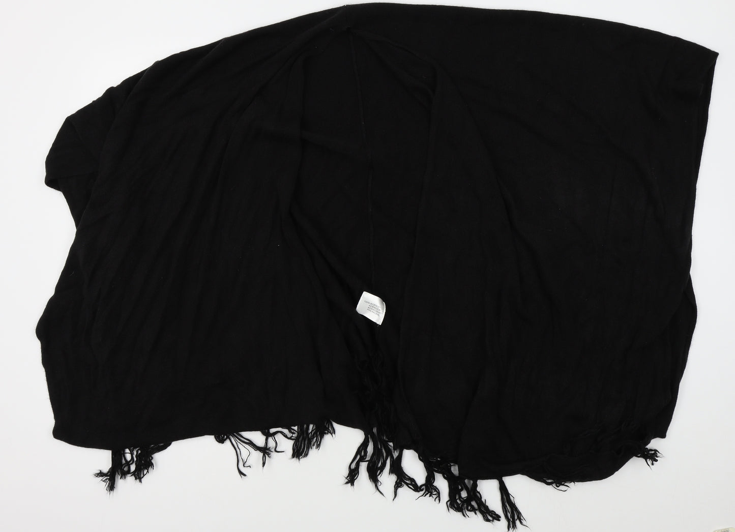 text Womens Black   Cape Jumper One Size