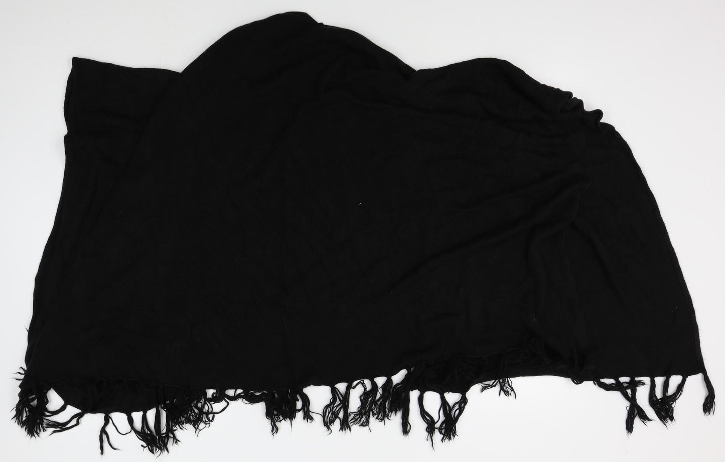text Womens Black   Cape Jumper One Size