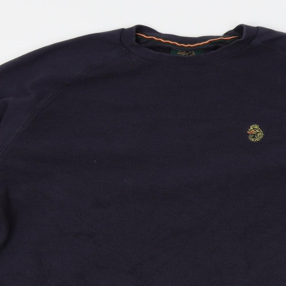 Luke Sport Mens Blue   Pullover Jumper Size M