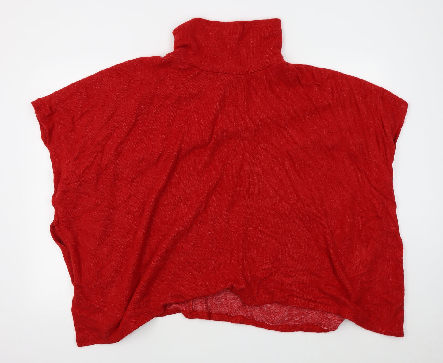 New collection Womens Red    Poncho One Size