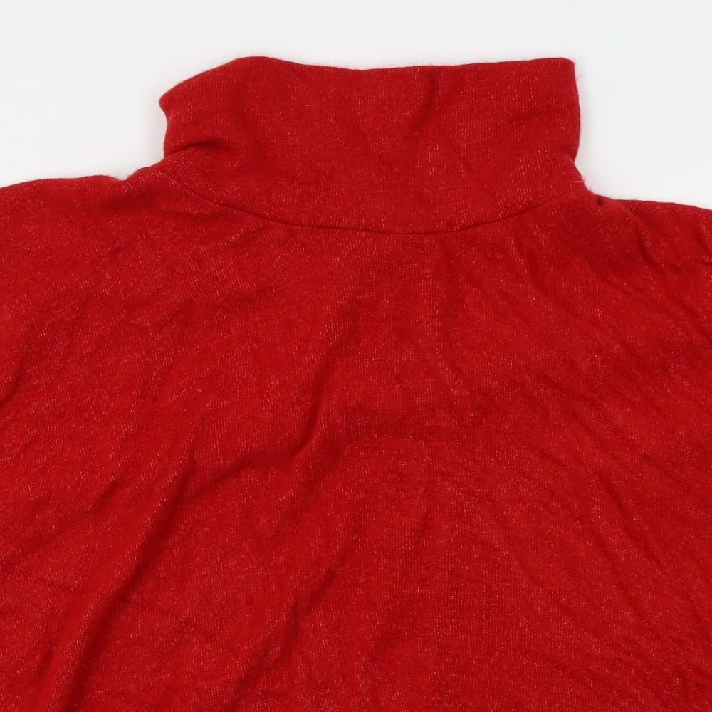 New collection Womens Red    Poncho One Size
