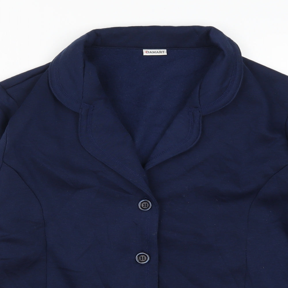 Damart Womens Blue   Jacket Blazer Size 22