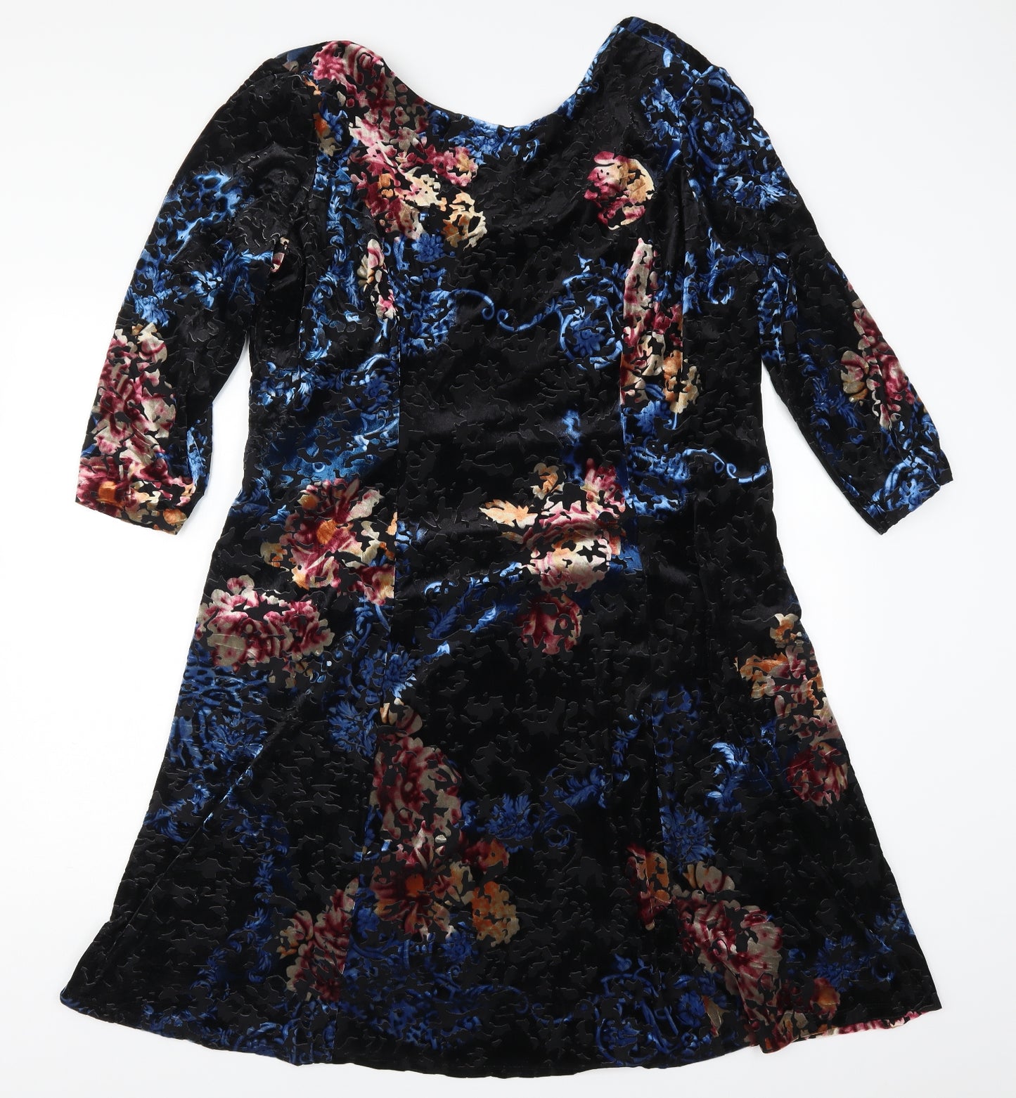 Monsoon Womens Multicoloured Floral  A-Line  Size 22