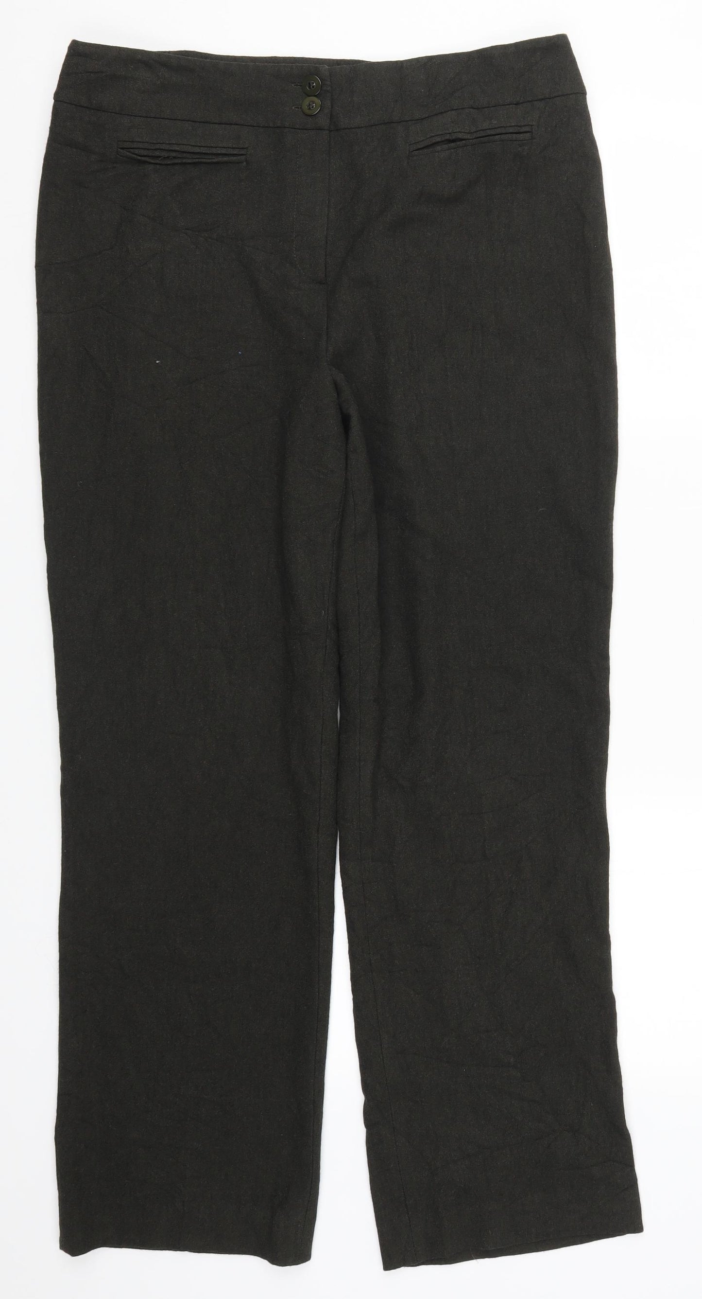 Country Casuals Womens Brown   Trousers  Size 14 L29 in