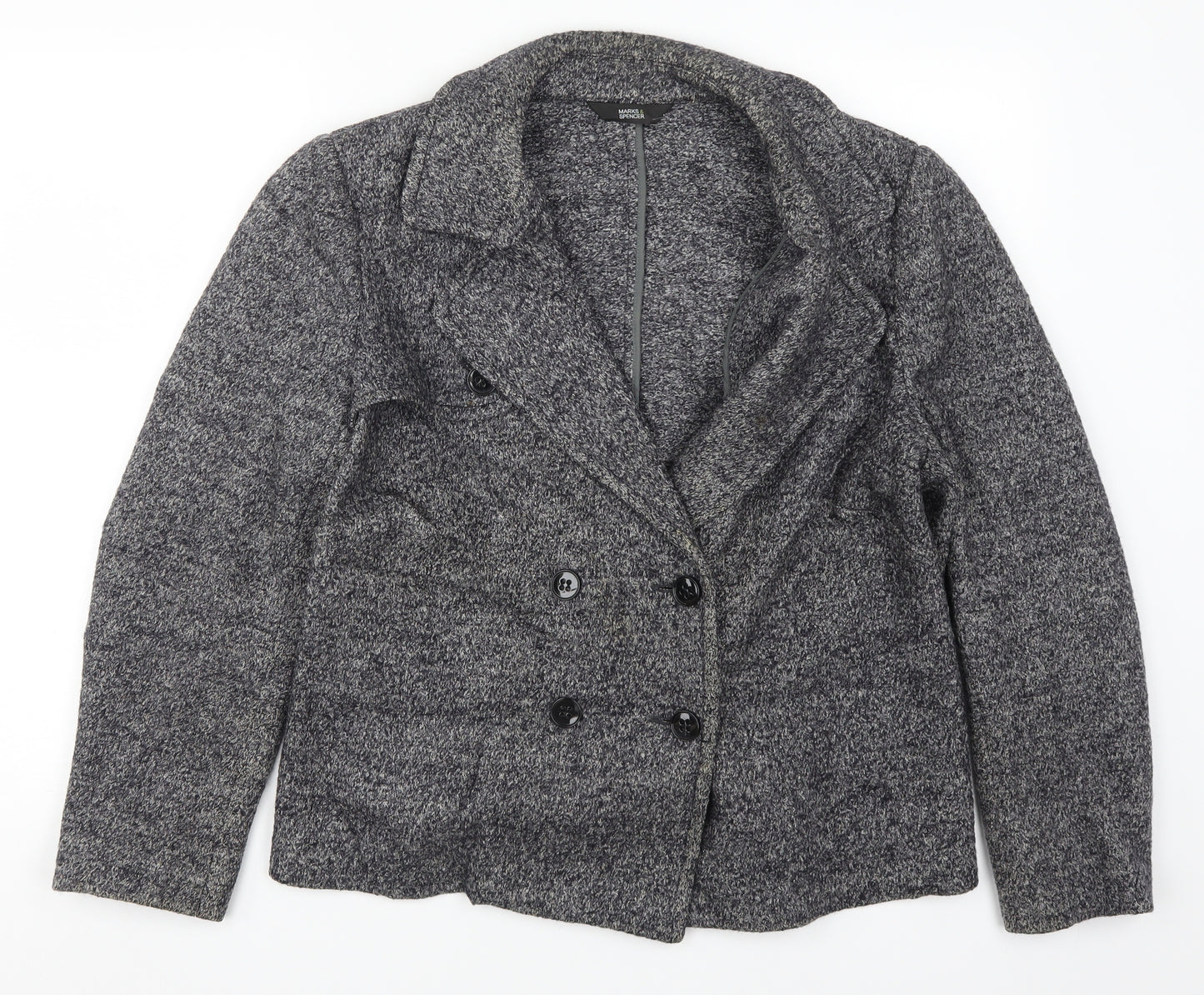 Marks and Spencer Womens Grey   Jacket Coat Size 20
