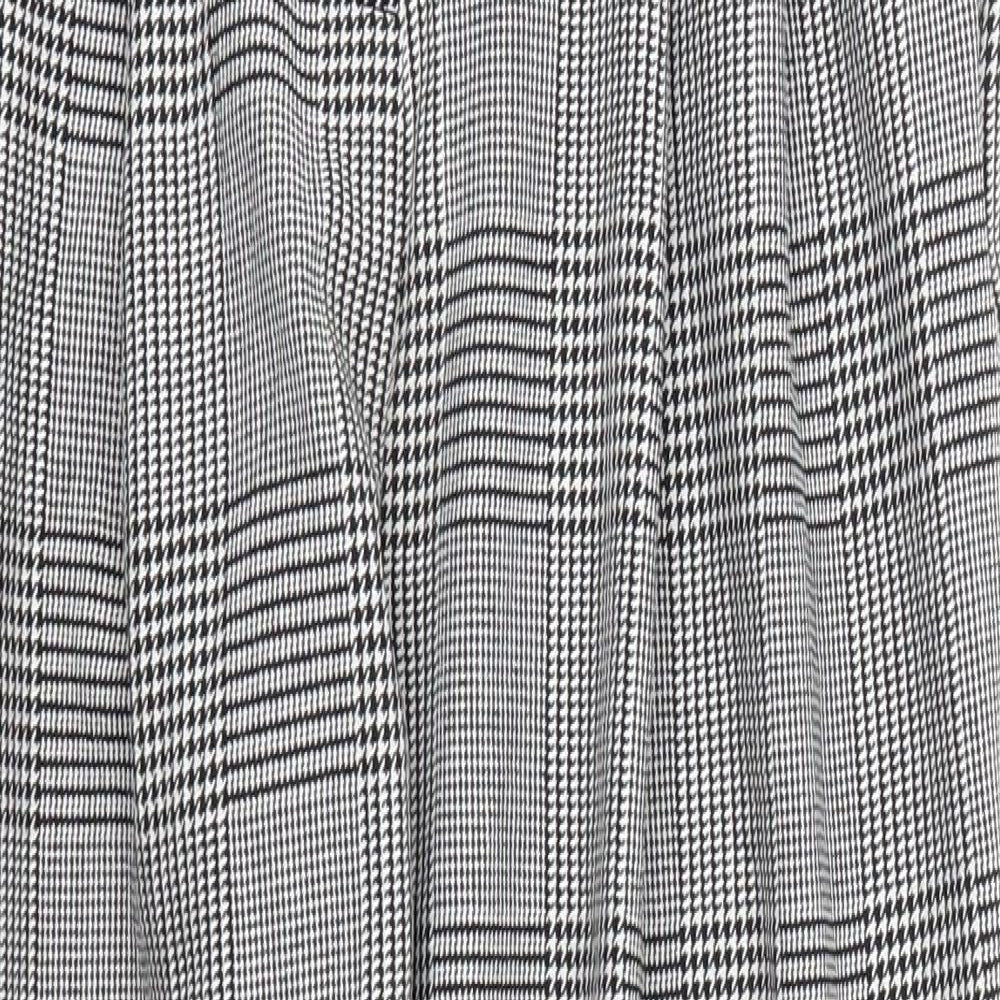H&M Womens Grey Houndstooth  Trousers  Size 6 L26 in