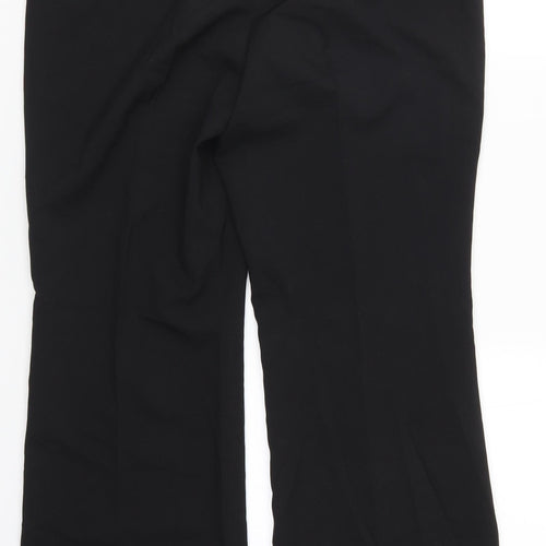 Preworn Womens Black   Trousers  Size 14 L28 in