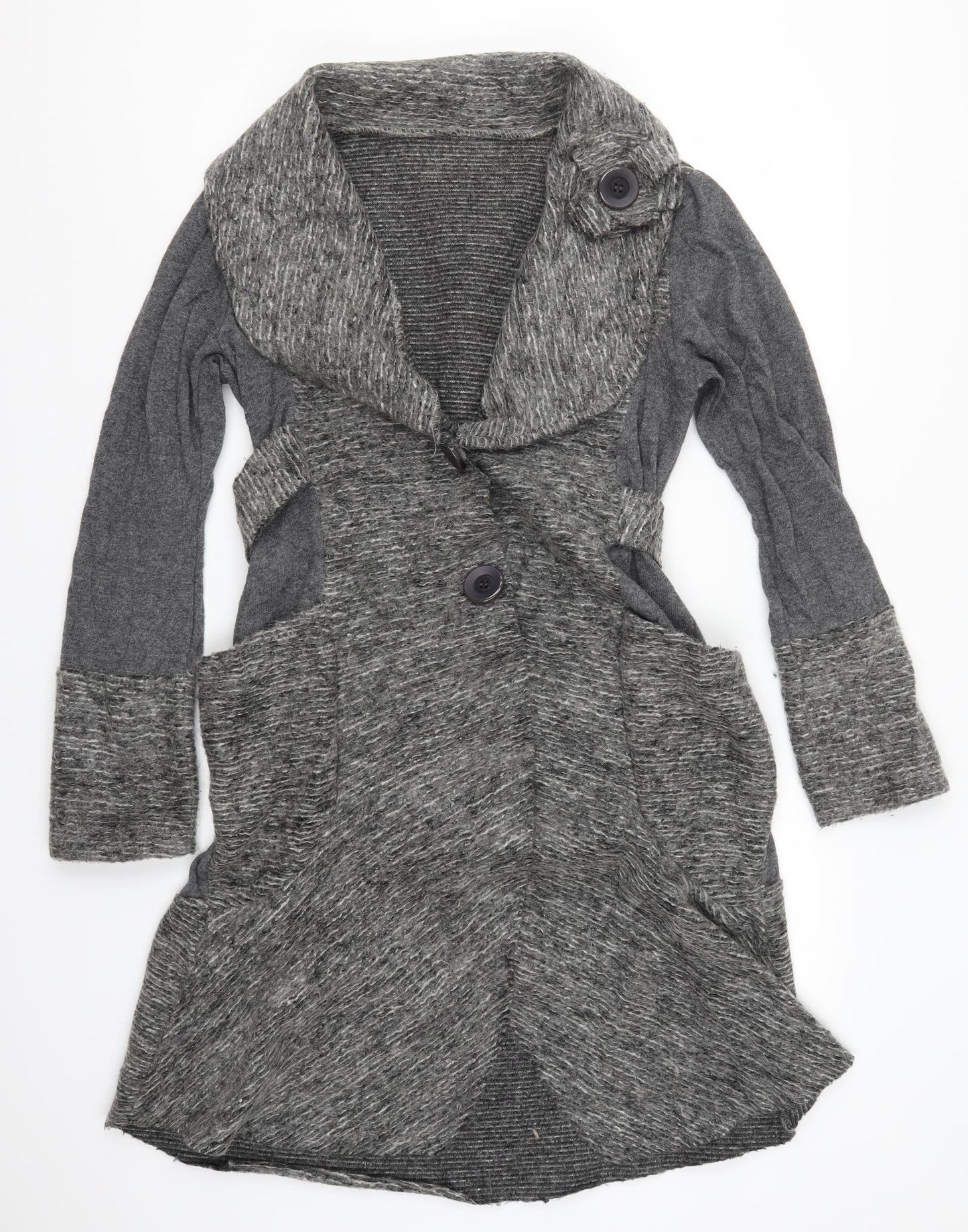 Preworn Womens Grey   Jacket Coatigan Size XL