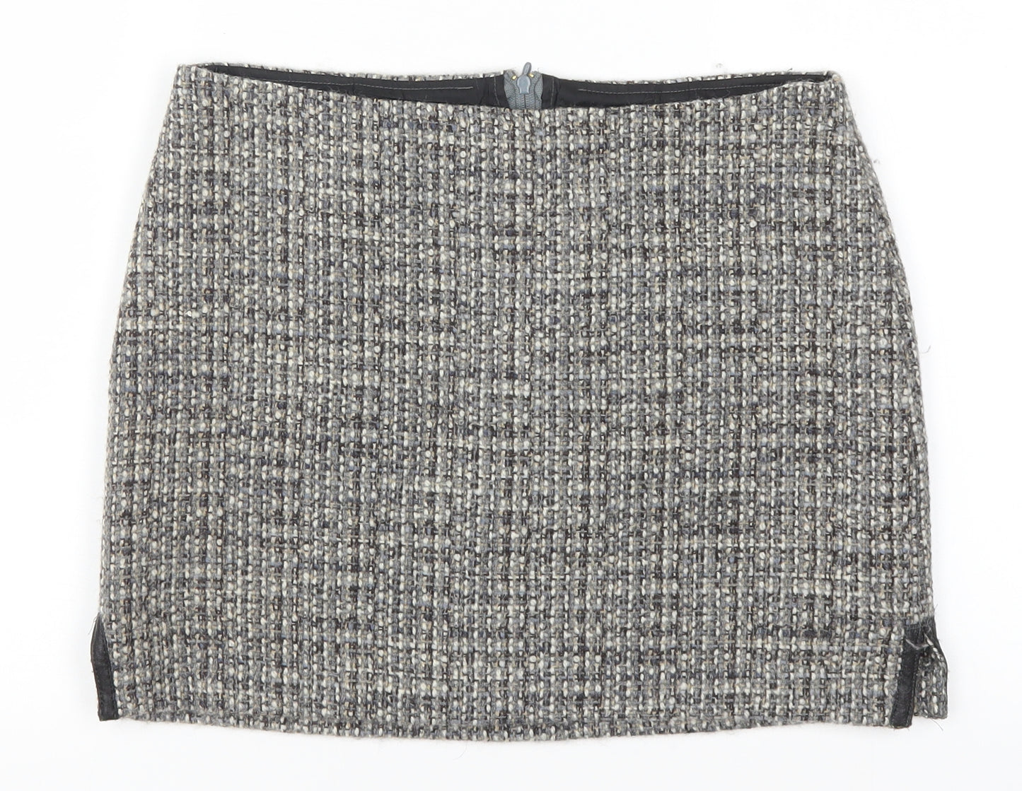 Sisley Womens Grey   Mini Skirt Size 28 in