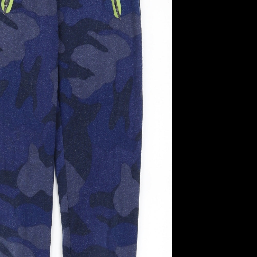Boden Boys Black Camouflage  Sweatpants Trousers Size 11 Years