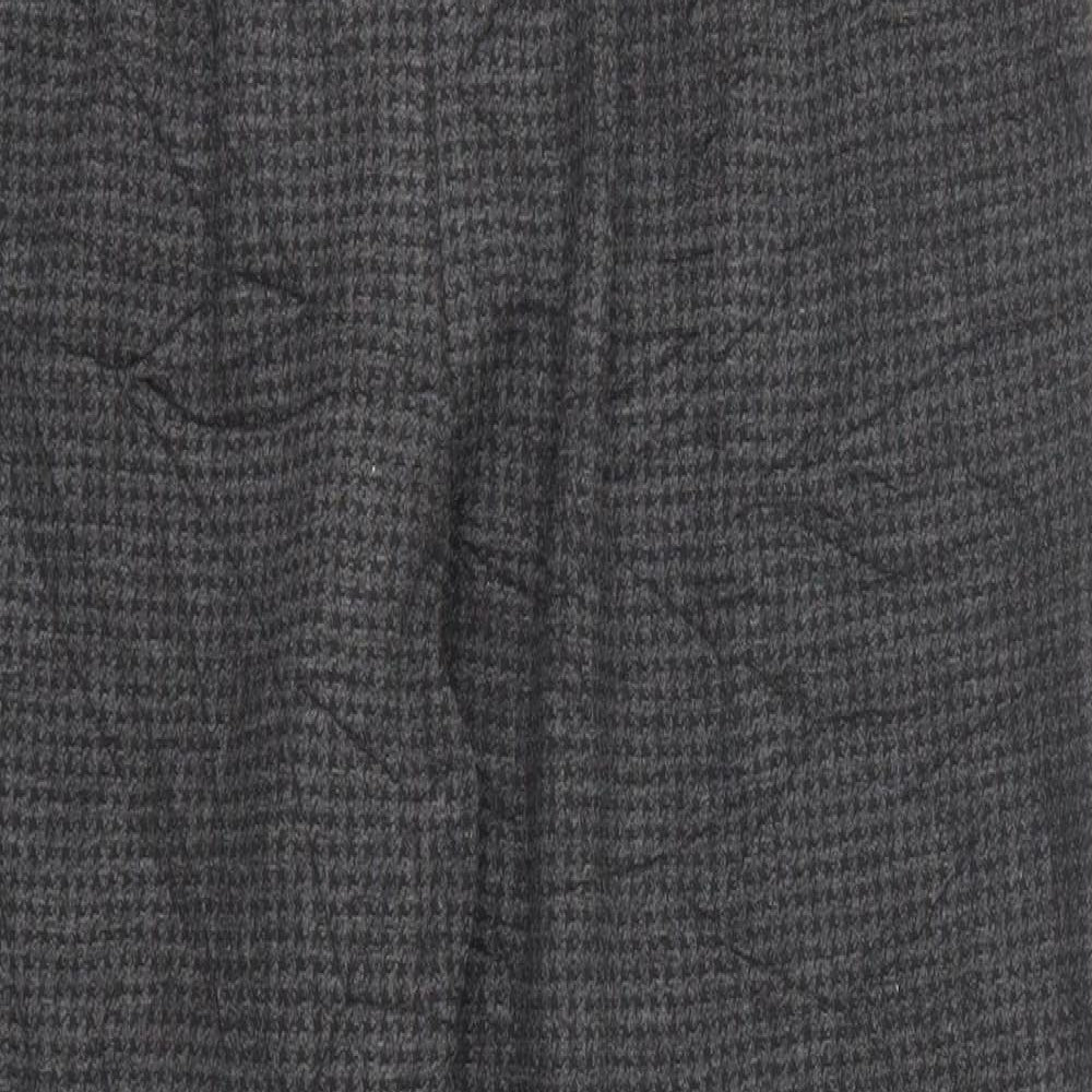 Marks and Spencer Womens Grey Houndstooth  Cropped Leggings Size 18 L25 in