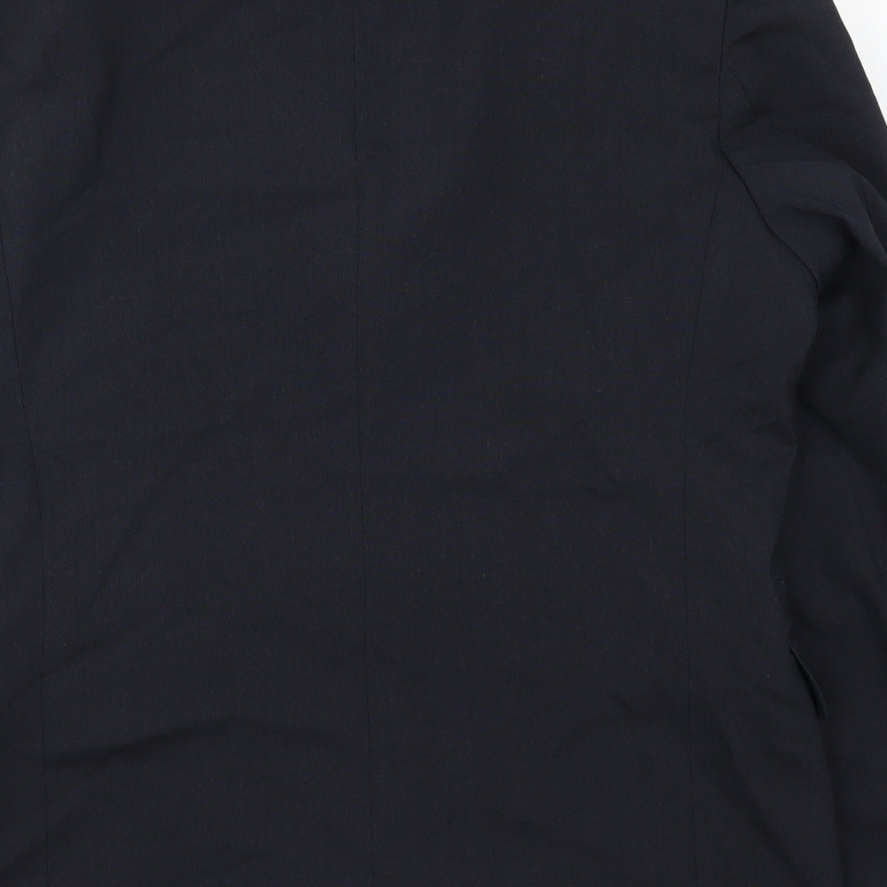 Preworn Mens Blue   Jacket Suit Jacket Size 40