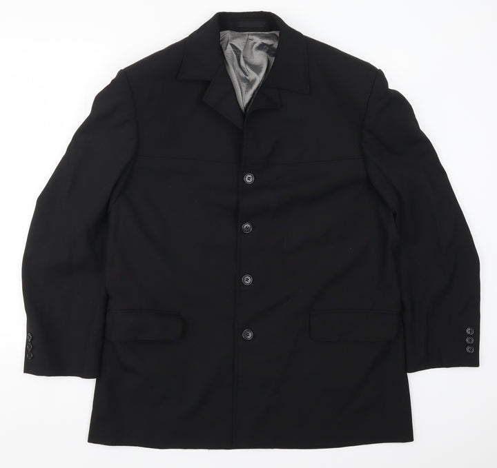 Johnathan Adams Mens Black   Jacket Suit Jacket Size 42