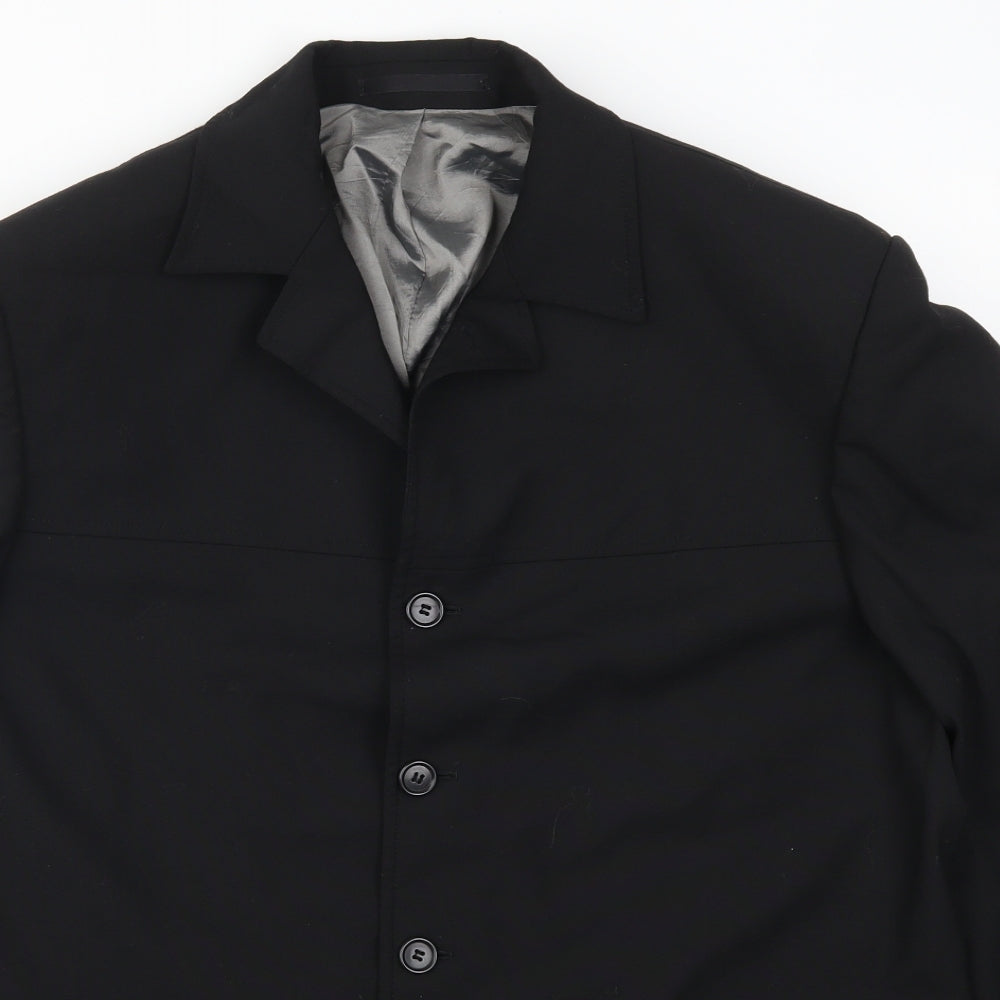 Johnathan Adams Mens Black   Jacket Suit Jacket Size 42