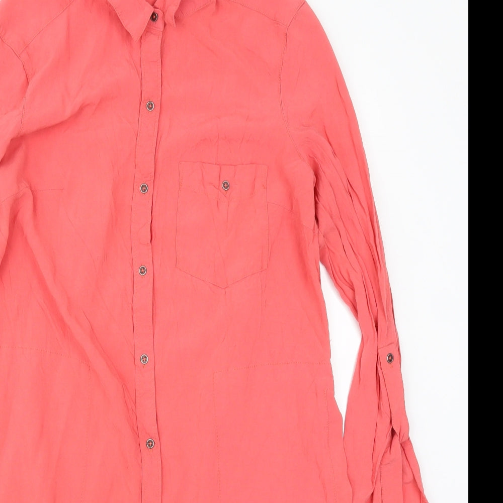 F&F Womens Pink   Shirt Dress  Size 10