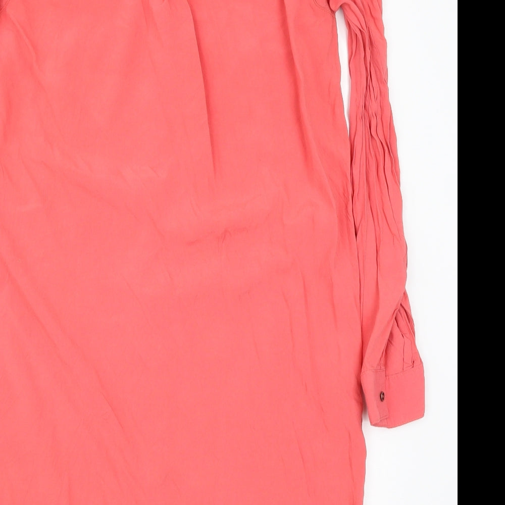 F&F Womens Pink   Shirt Dress  Size 10