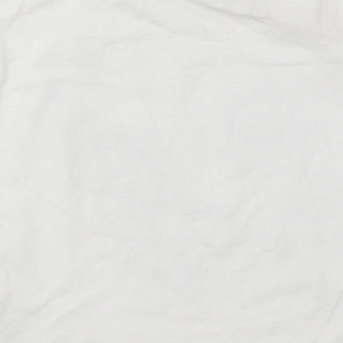 F&F Boys White   Basic T-Shirt Size 5-6 Years  - Paisley Skull