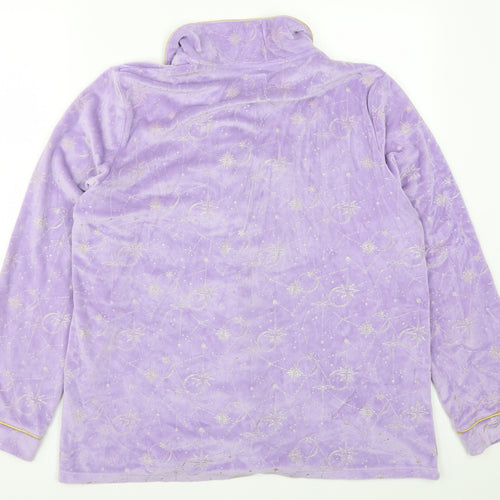 Chelsea Peers Womens Purple   Top Pyjama Top Size M  - Star Print