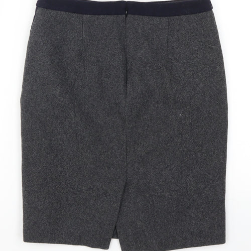 J Crew Womens Grey   Straight & Pencil Skirt Size 26 in